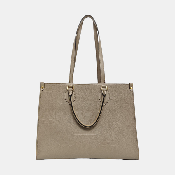 ONTHEGO MM Monogram Calfskin Gray
