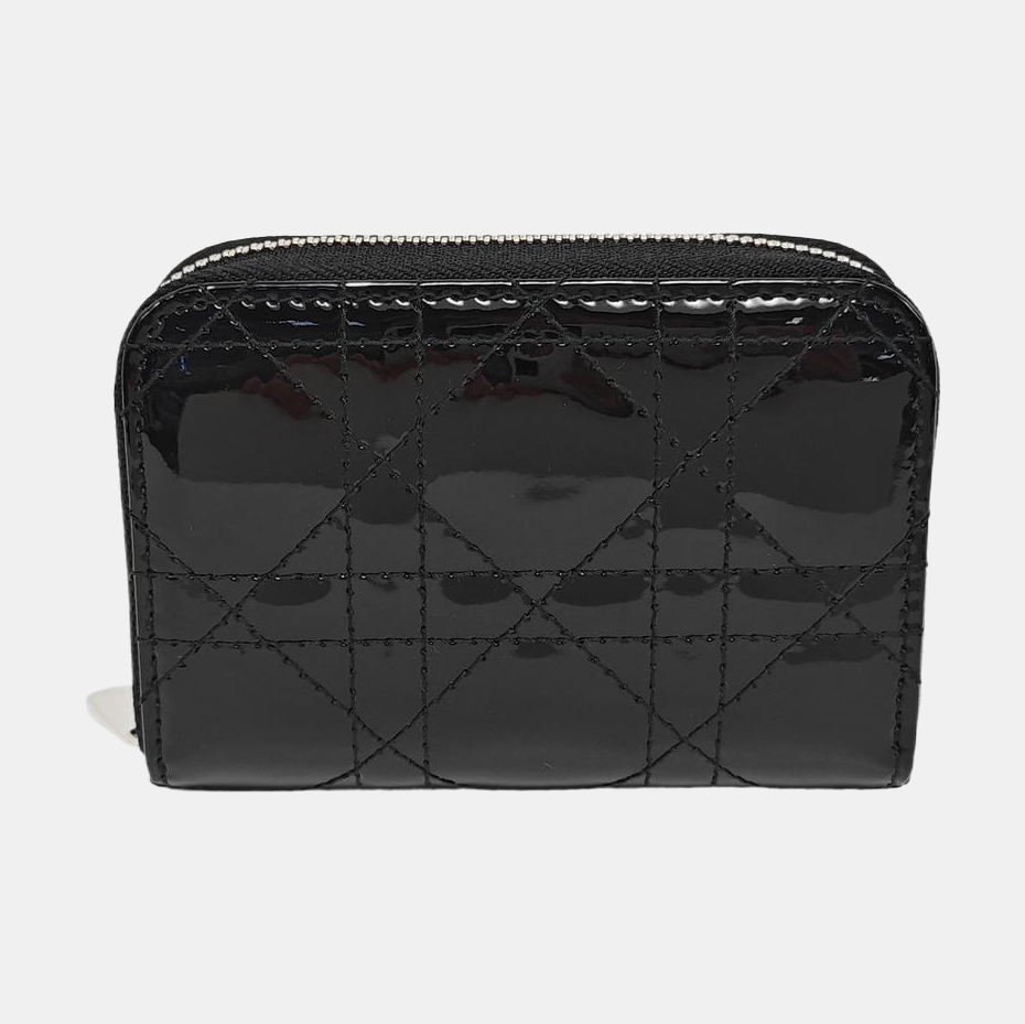 Lady Dior Cannage Patent Leather Black