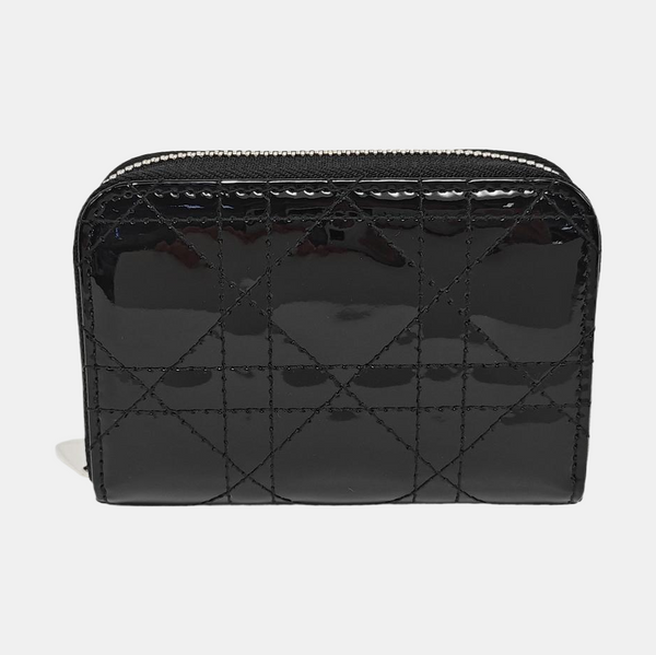 Lady Dior Cannage Patent Leather Black