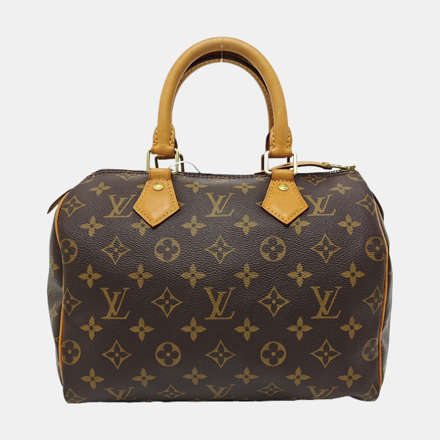 SPEEDY 25 Monogram Coated Canvas Brown