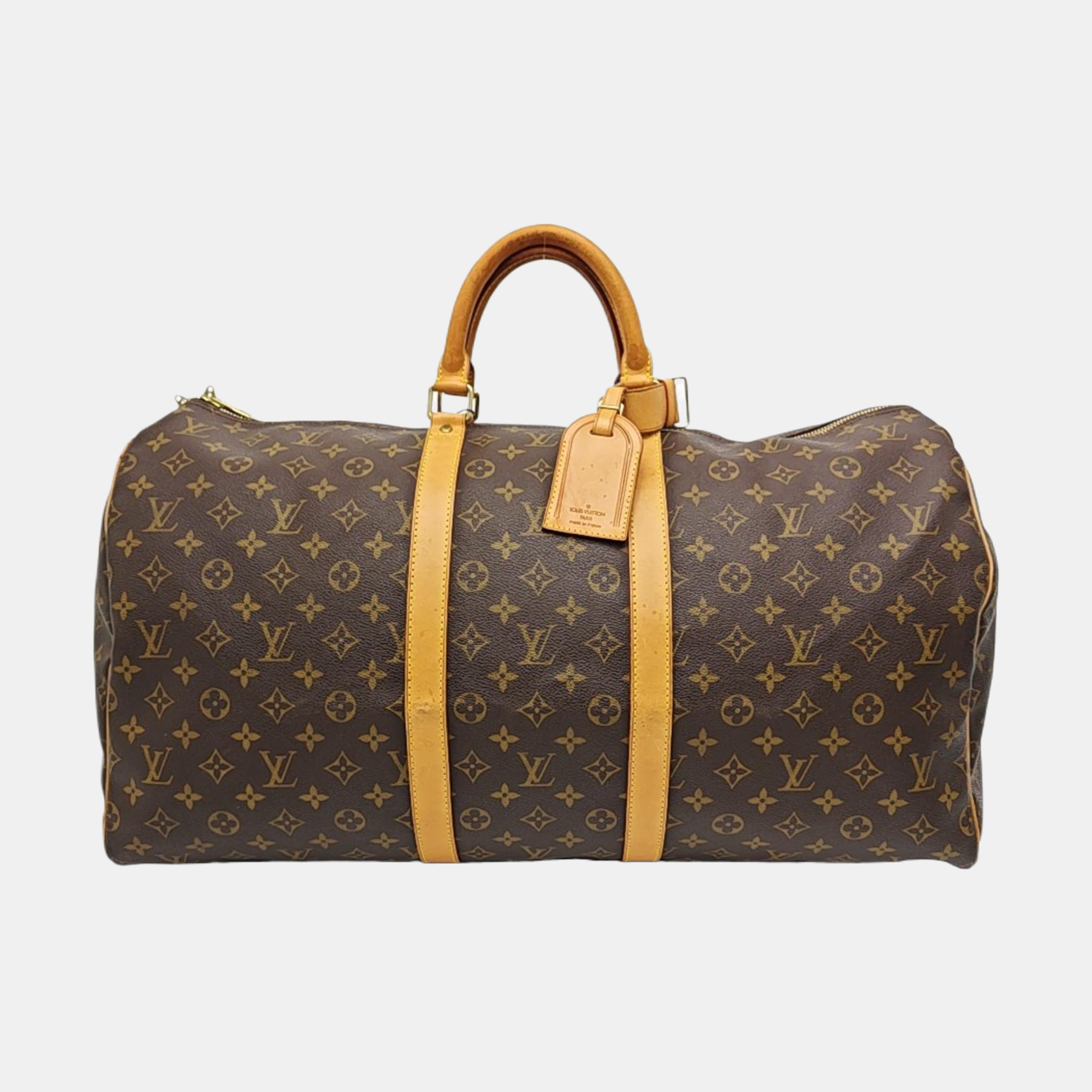 SAC SOUPLE 55 Monogram Coated Canvas Brown