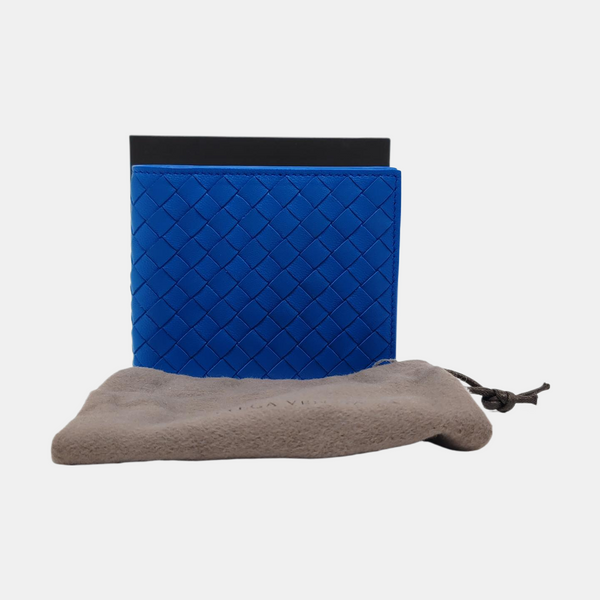 Lambskin Wallet Blue