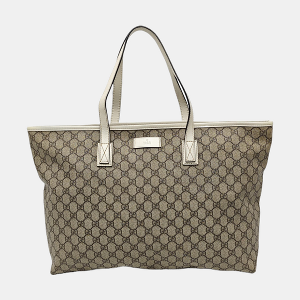 GG Imprime Monogram Coated Canvas Beige