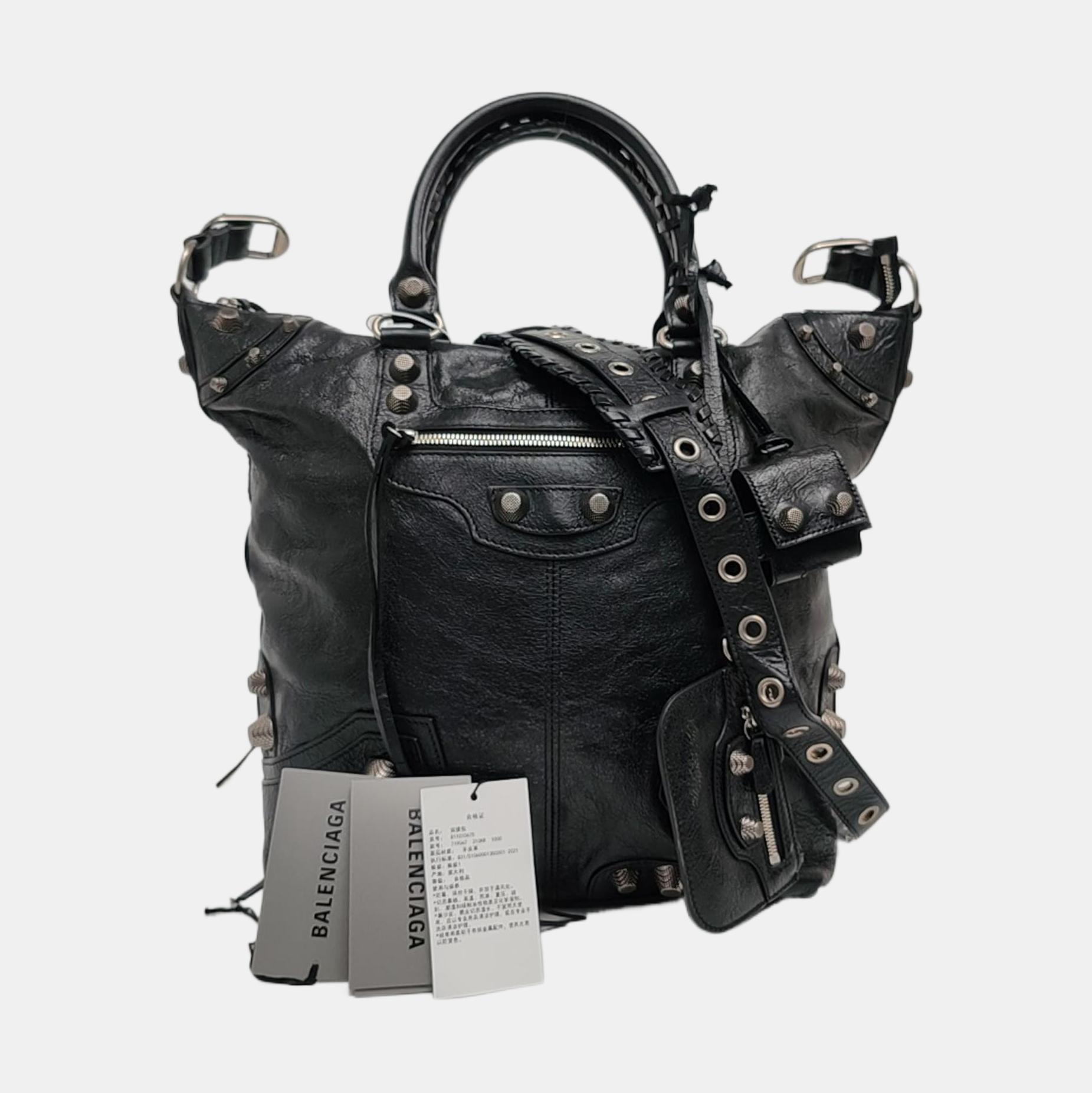 Le Cagole Small Calfskin Black