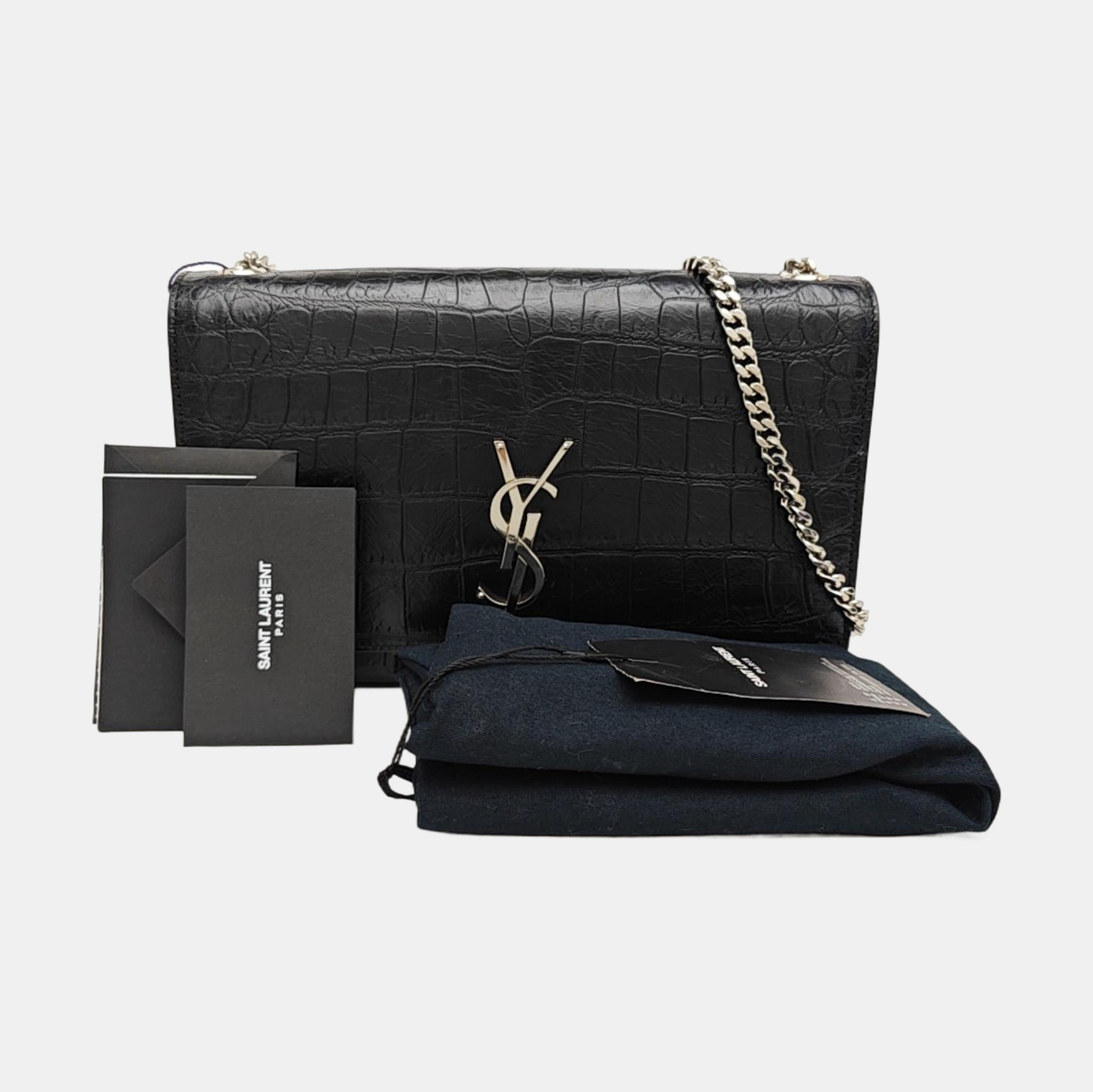 KATE Medium Calfskin Black
