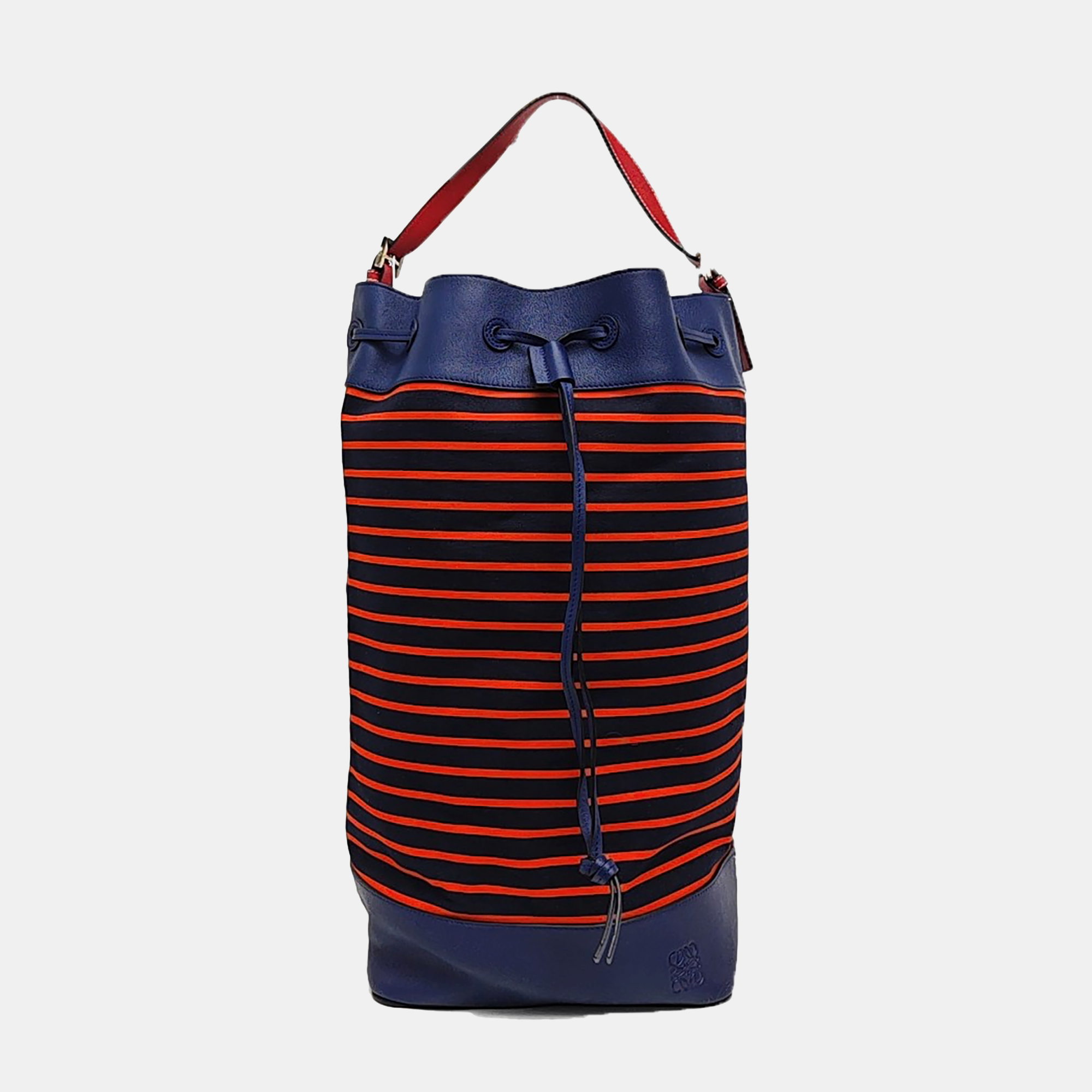 Canvas Top Handle Bag Blue
