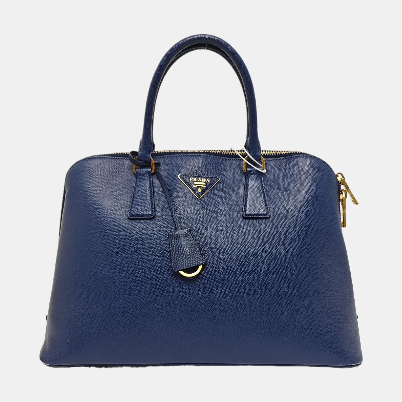 Authenticated pre-owned  Promenade Calfskin Blue - Top Handle Bag at Looply