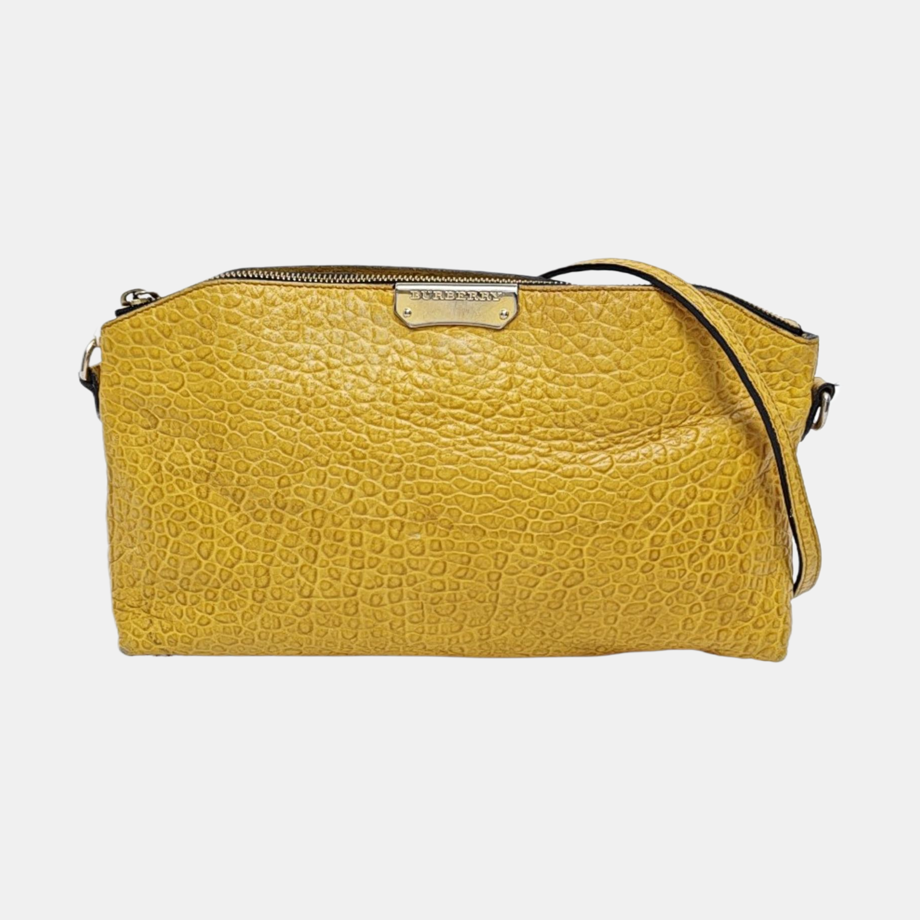 Calfskin Crossbody Bag Yellow