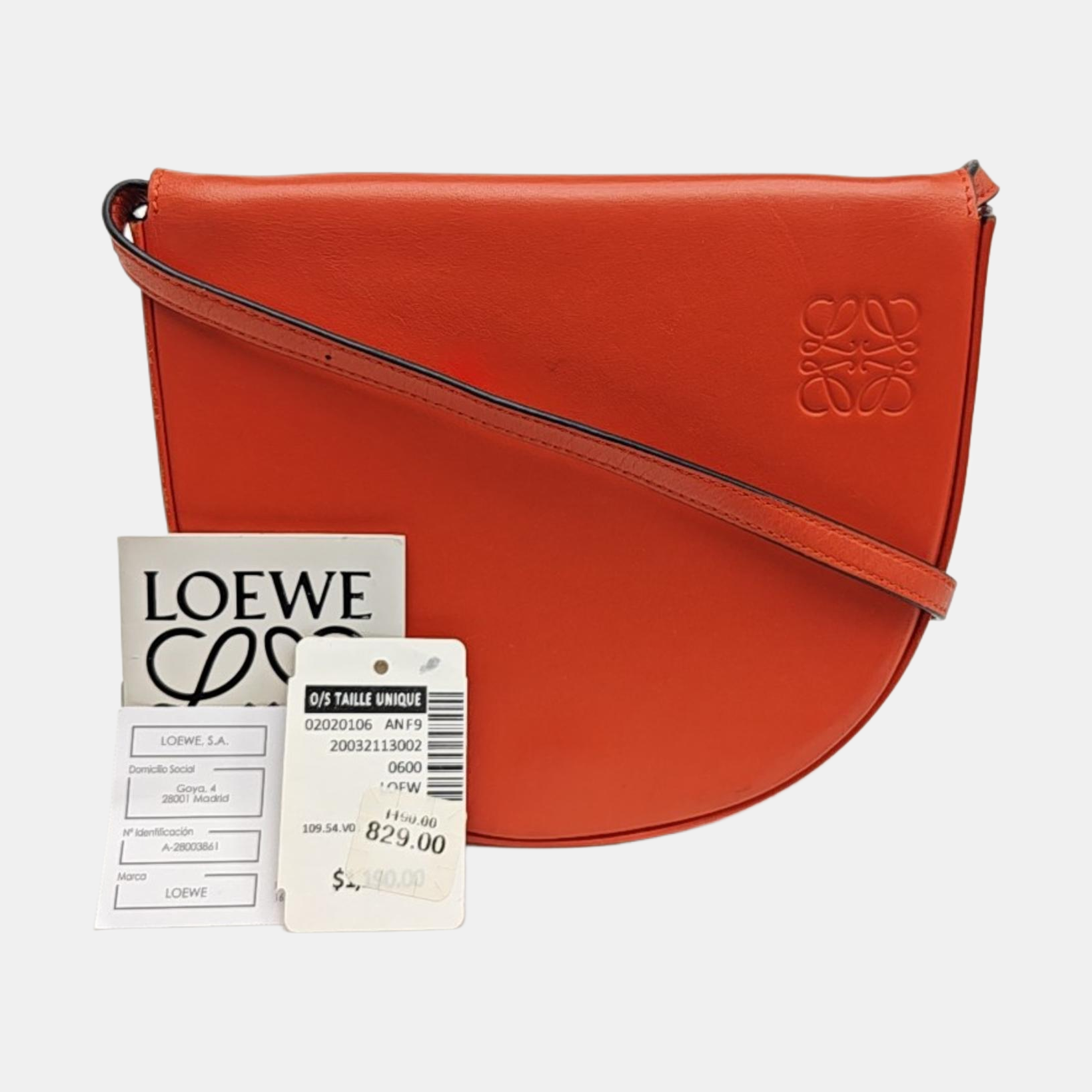 Heel Calfskin Red