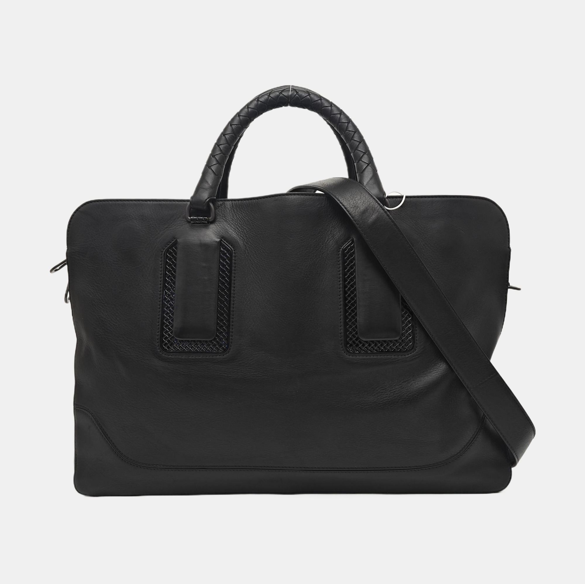 Calfskin Shoulder Bag Black