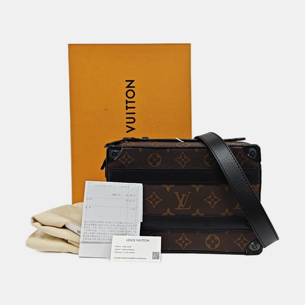 SOFT TRUNK Monogram Coated Canvas Brown