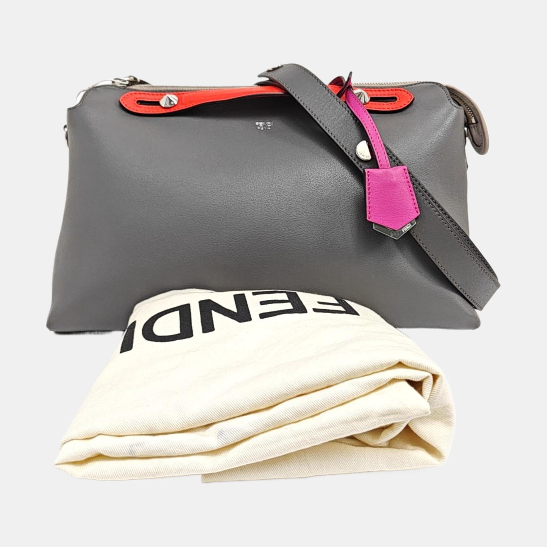 By The Way Large Calfskin Gray