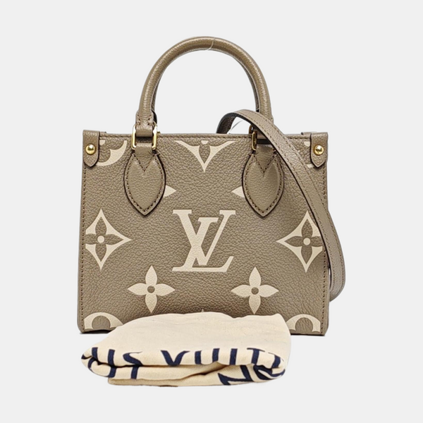 ONTHEGO BB Monogram Calfskin Gray