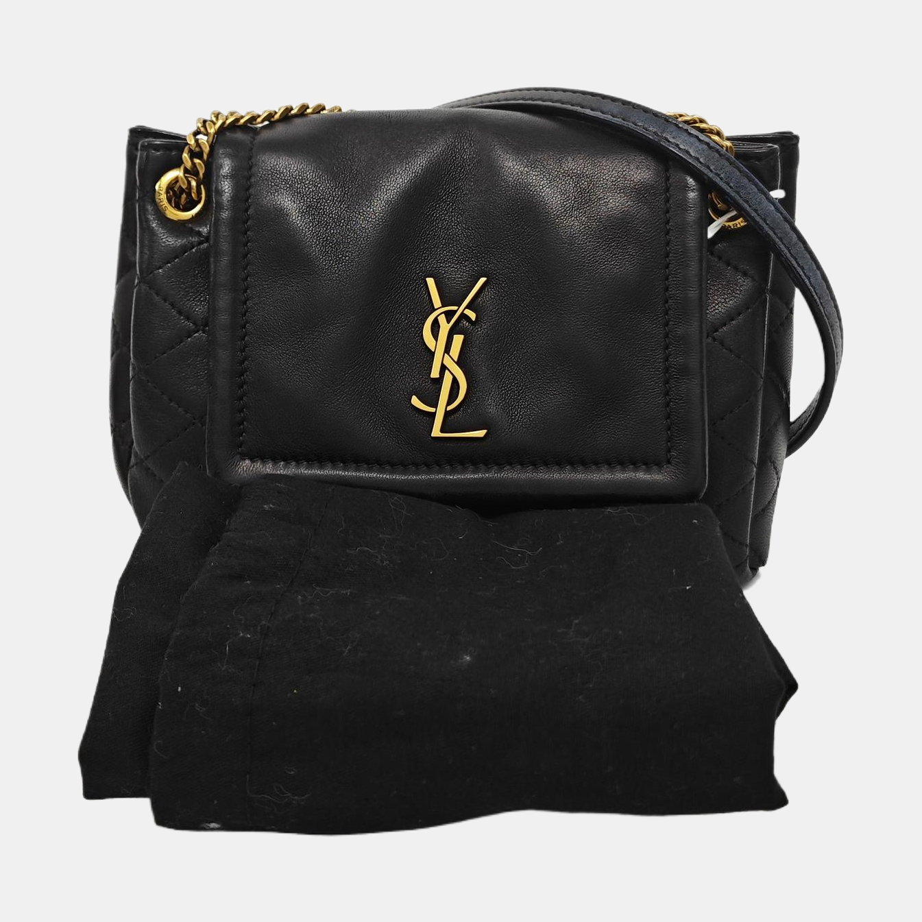 NOLITA Mini Quilted Lambskin Black