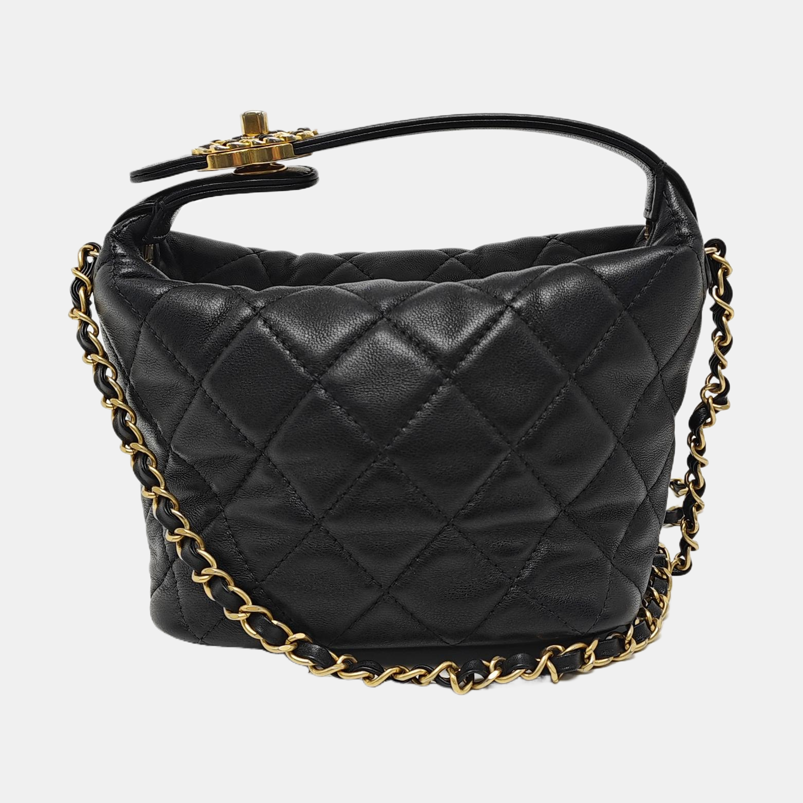 Quilted Lambskin Black
