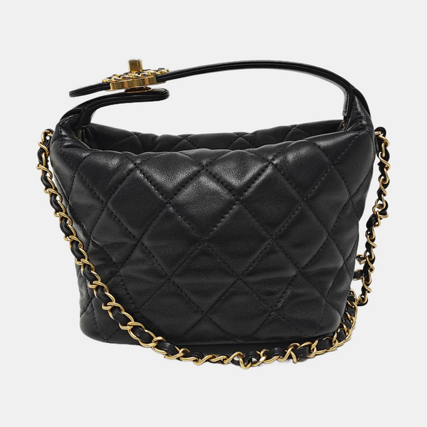 Quilted Lambskin Black