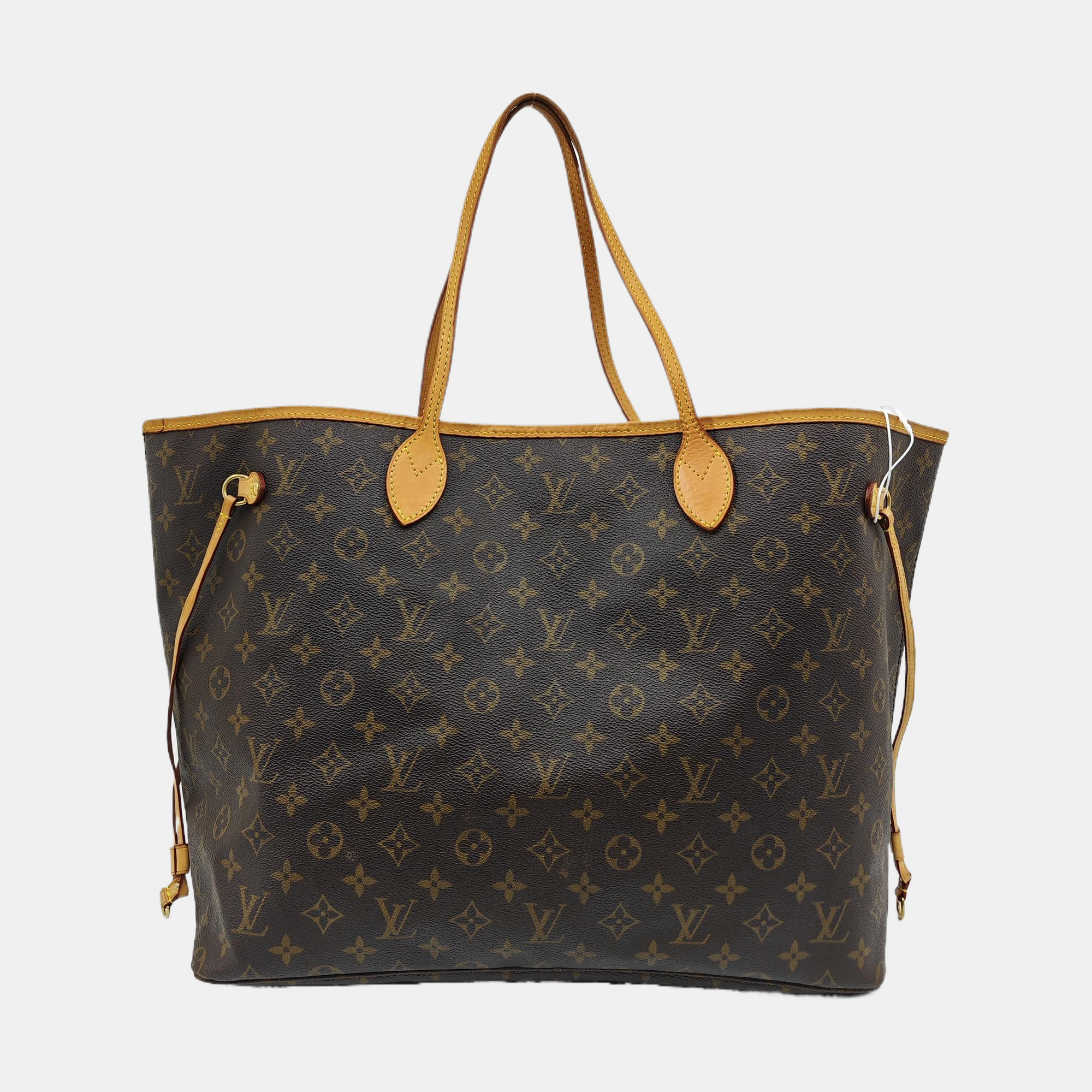 NEVERFULL GM Monogram Coated Canvas Brown