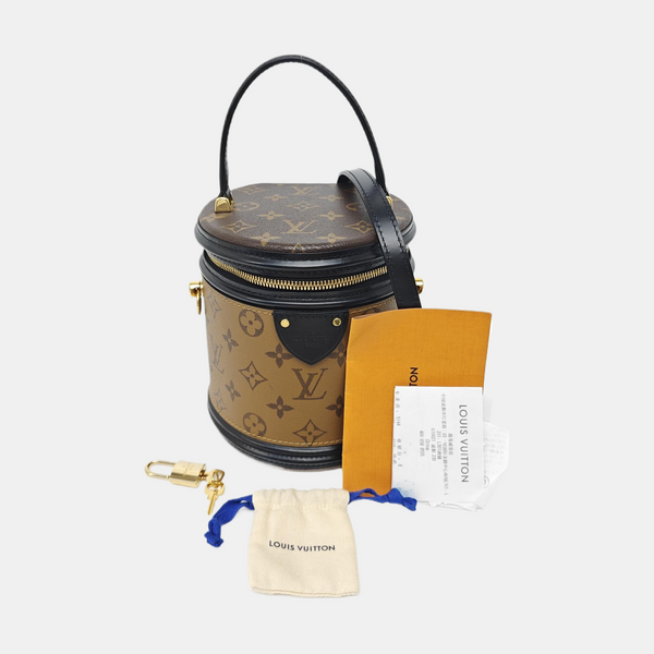 CANNES PM Monogram Coated Canvas Brown