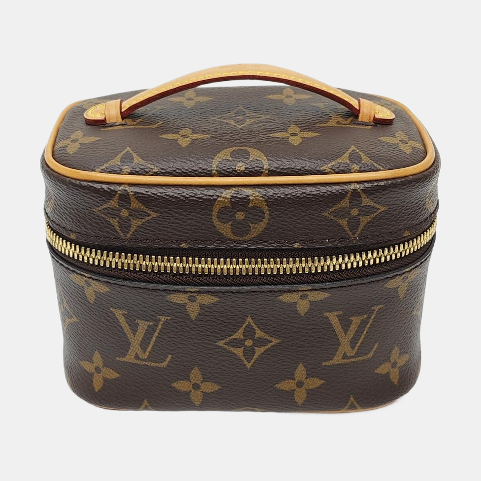 NICE Super Mini Monogram Coated Canvas Brown