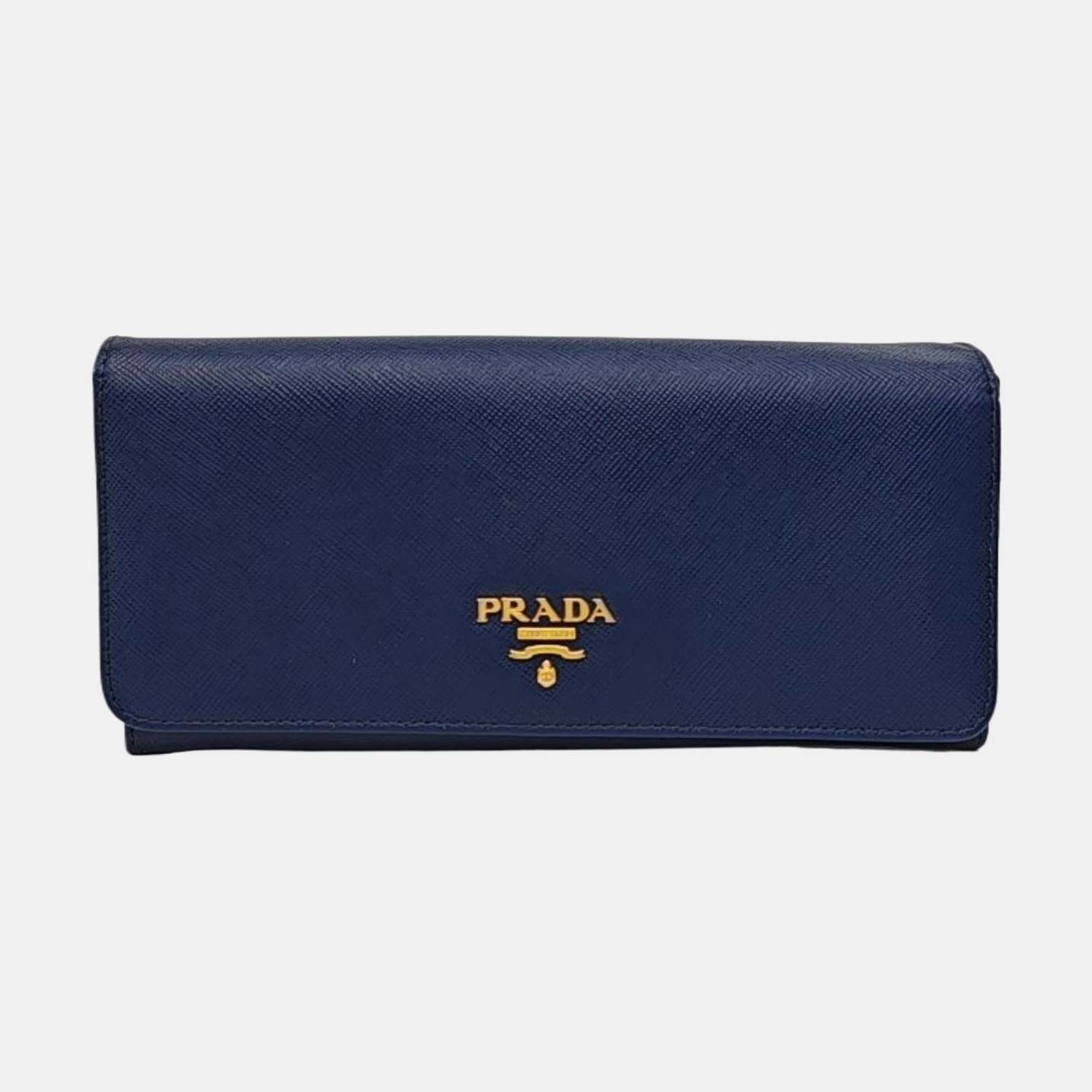 Mini Bag Saffiano Calfskin Blue Wallet