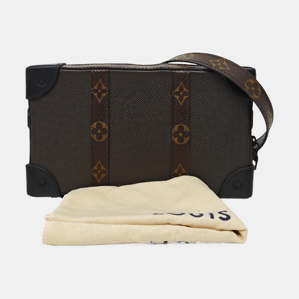 WALLET TRUNK Monogram Calfskin Gray