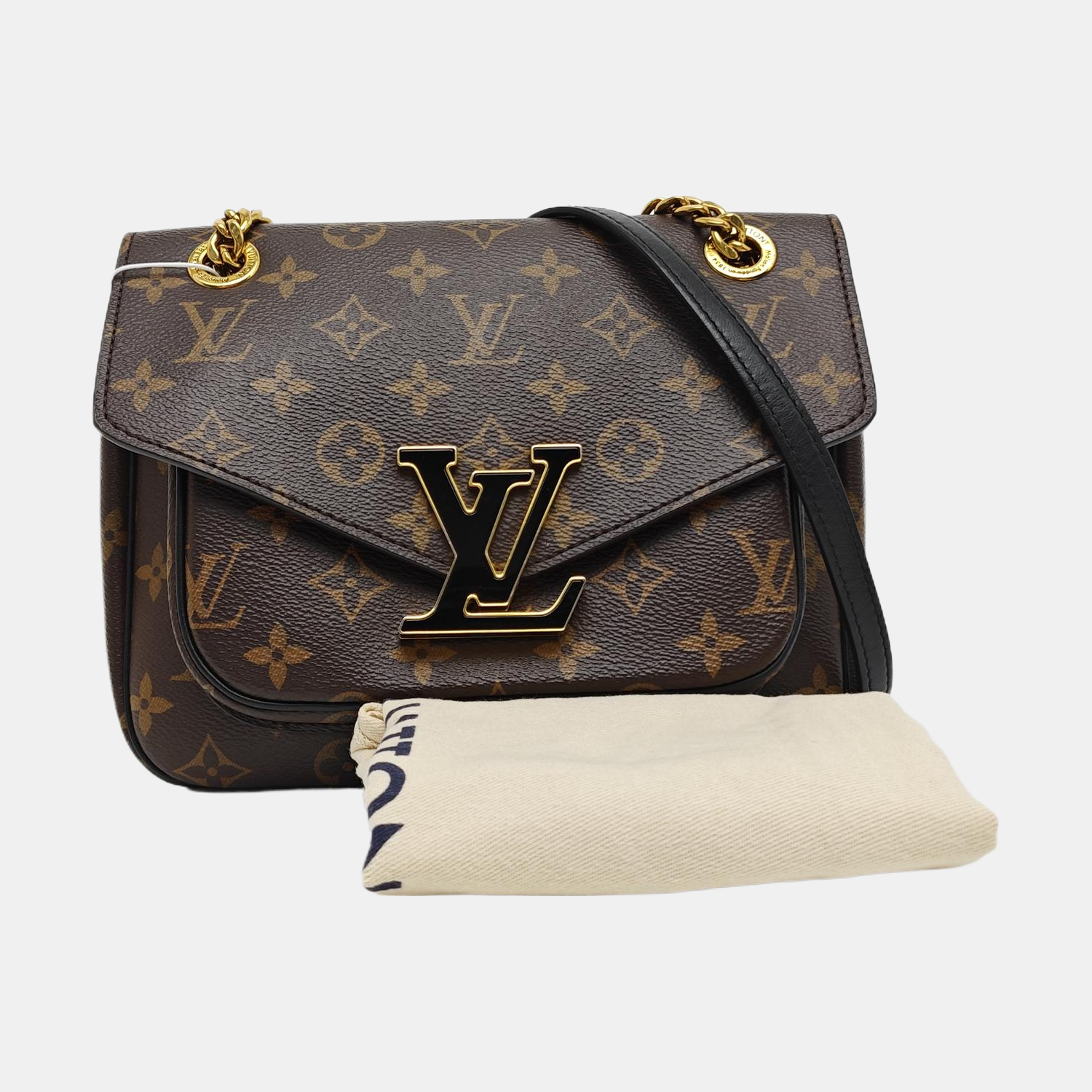 PASSY Monogram Coated Canvas Brown