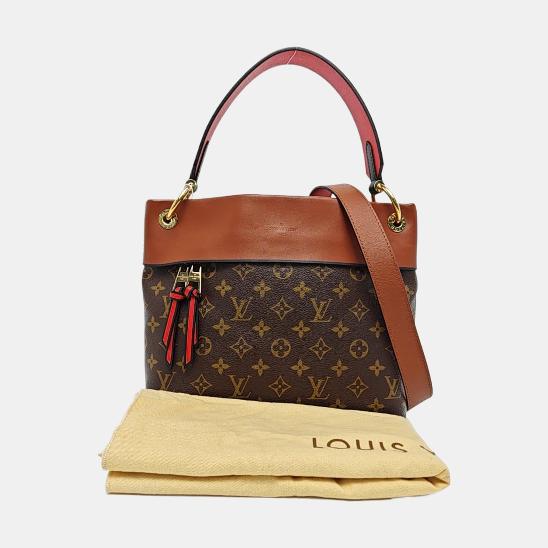 TUILERIES Monogram Coated Canvas Brown