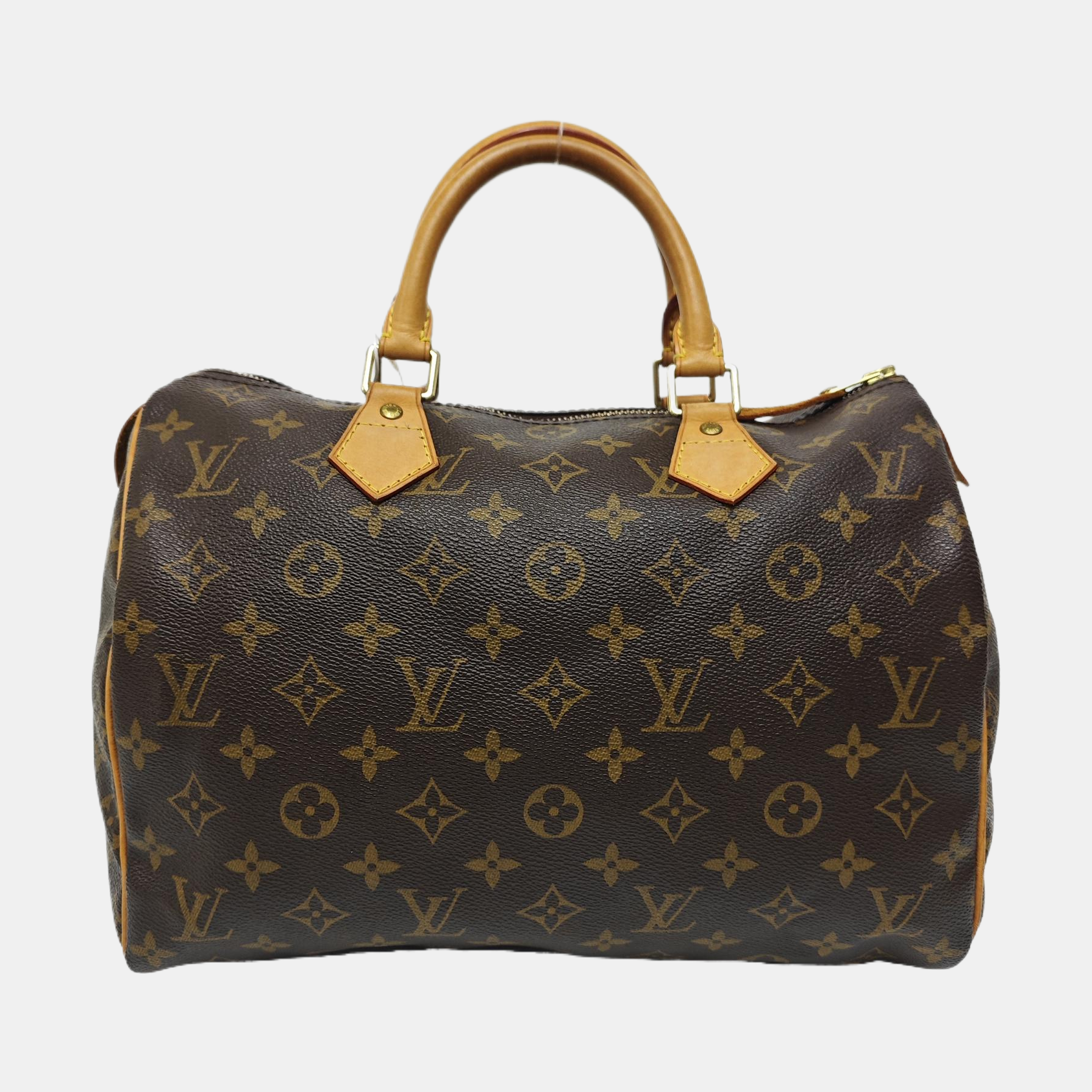 SPEEDY 30 Monogram Coated Canvas Brown