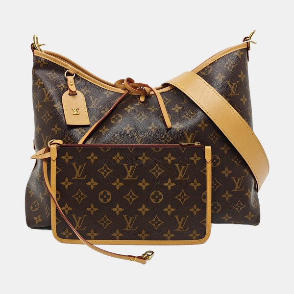 CARRYALL MM Monogram Coated Canvas Brown