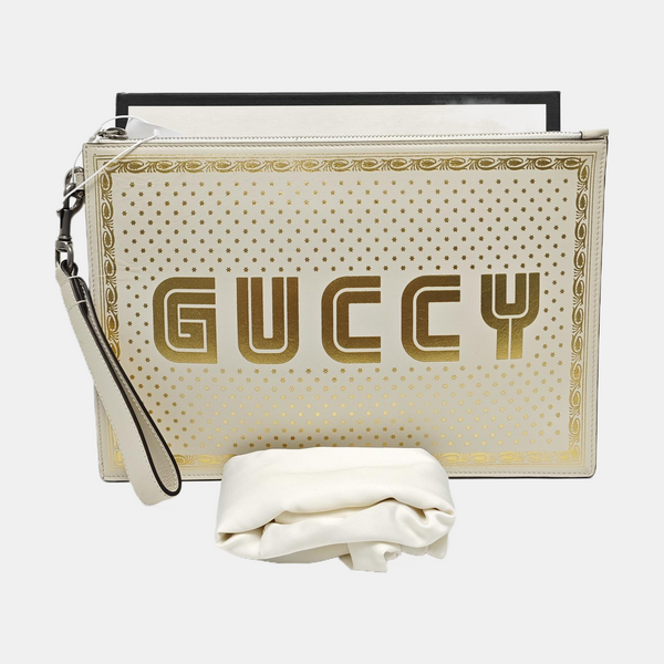 Gucci X Sega Calfskin White