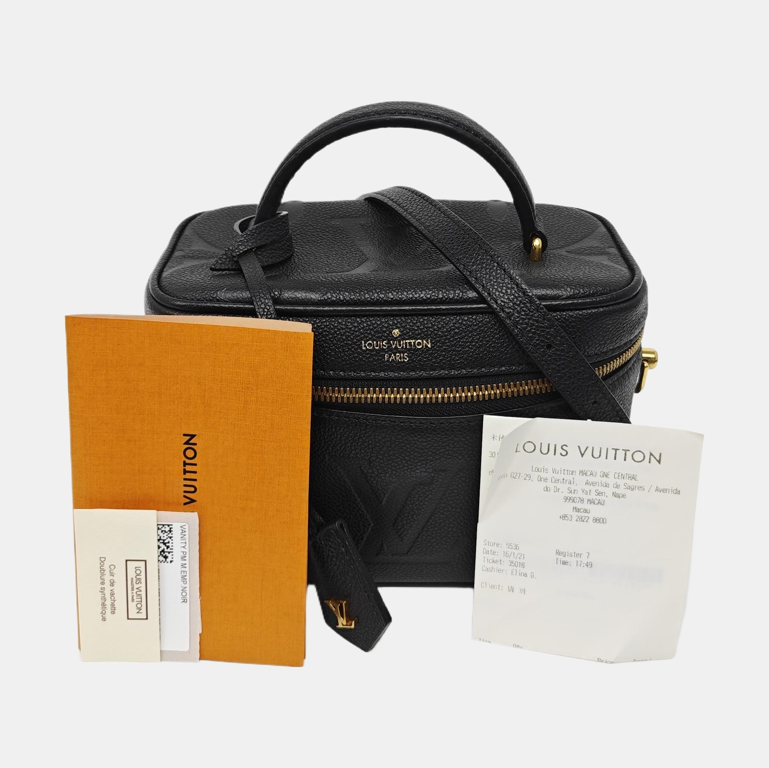 VANITY PM Monogram Calfskin Black
