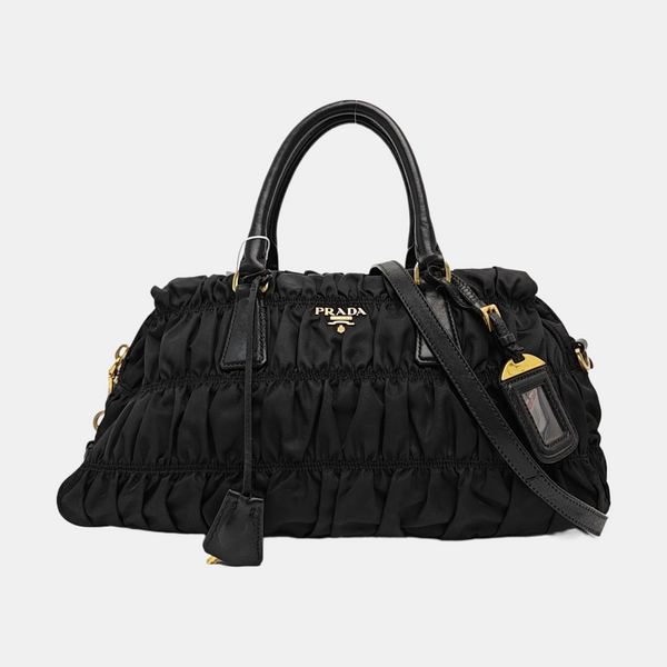 Gaufre Nylon Black