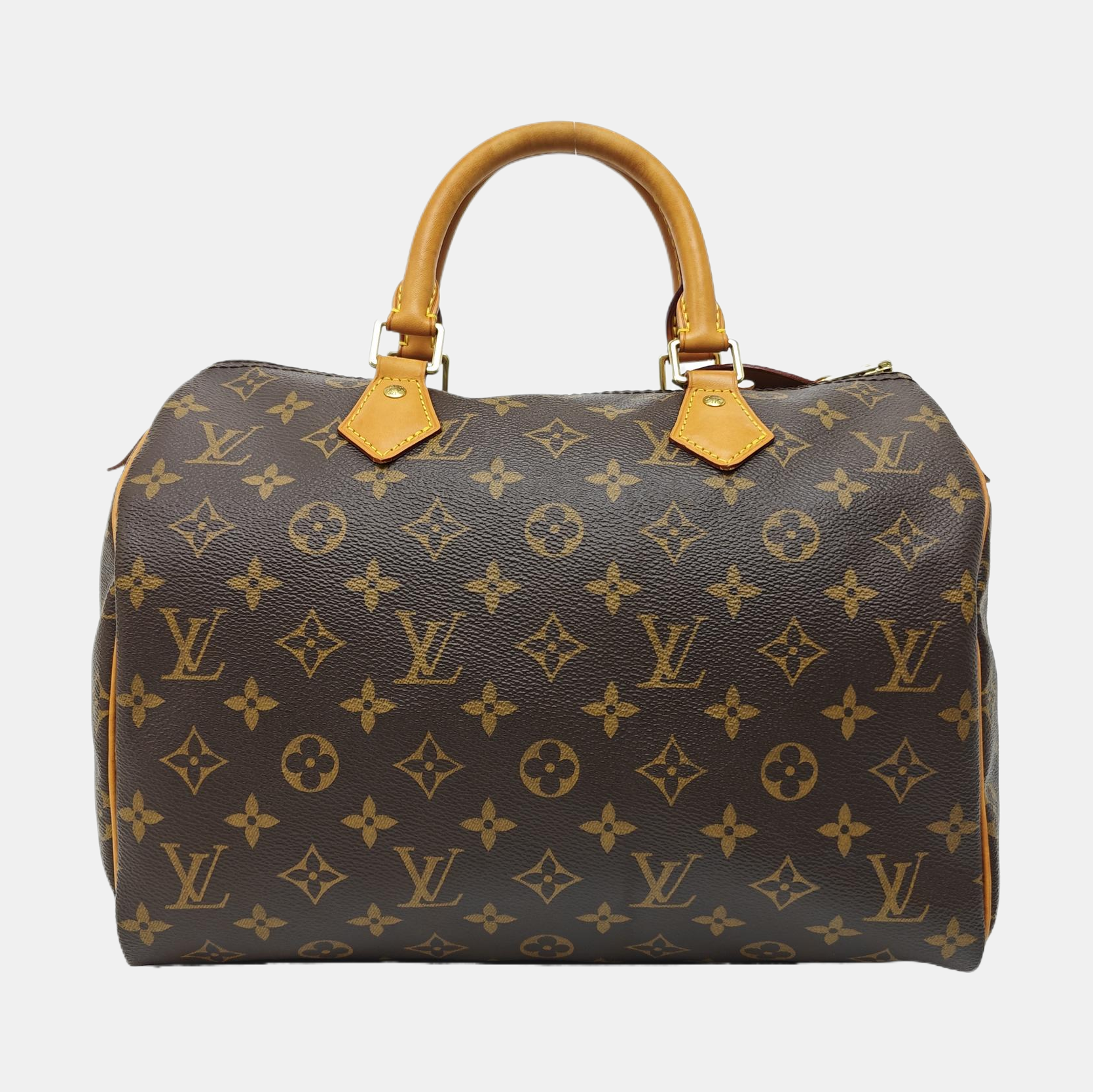 SPEEDY 30 Monogram Coated Canvas Brown