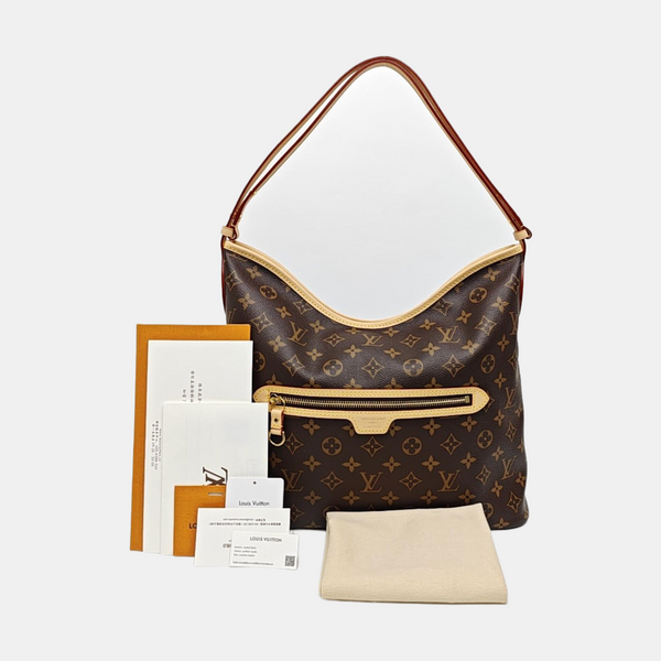 Line Up Monogram Coated Canvas Brown