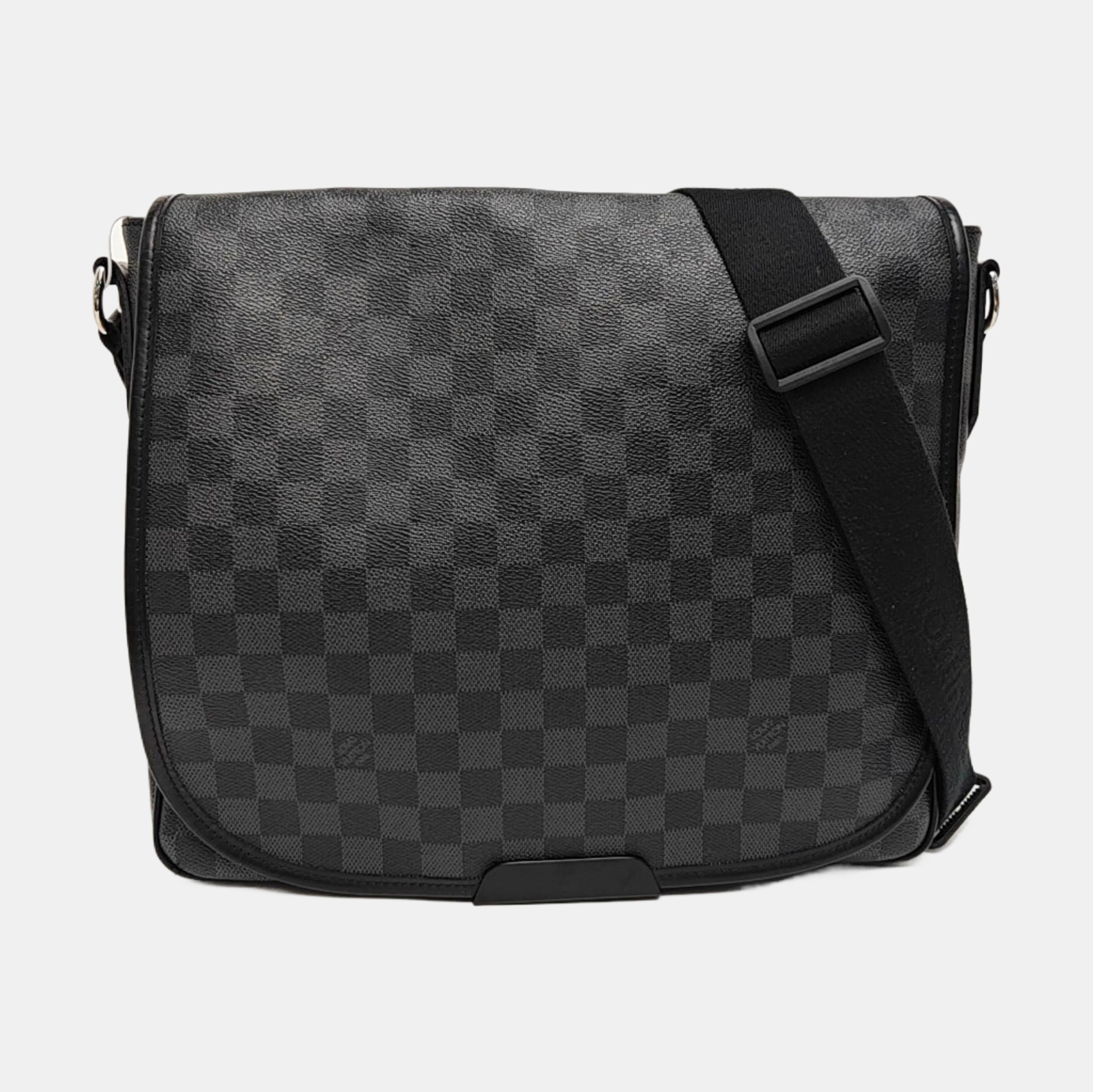 DANIEL Damier Graphite Coated Canvas Gray