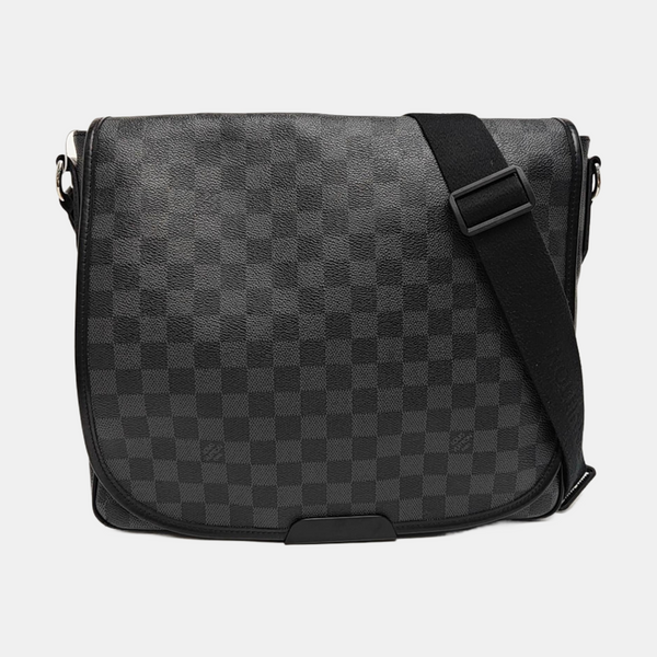 DANIEL Damier Graphite Coated Canvas Gray