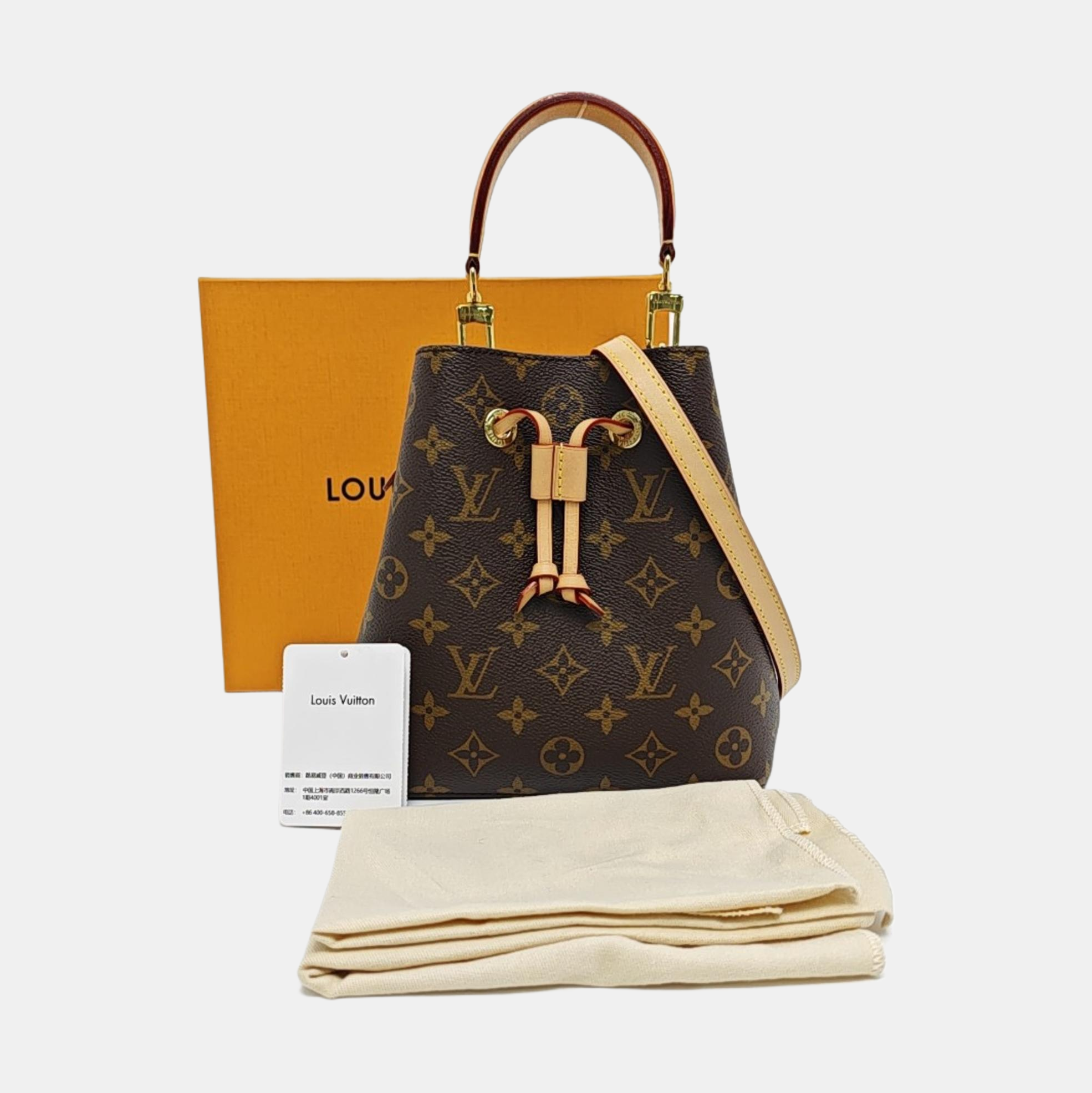 NÉONOÉ BB Monogram Coated Canvas Brown