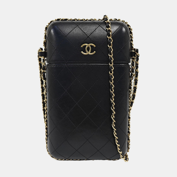 Quilted Lambskin Black