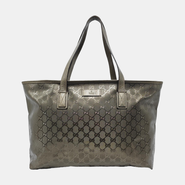 GG Imprime Monogram Calfskin Green