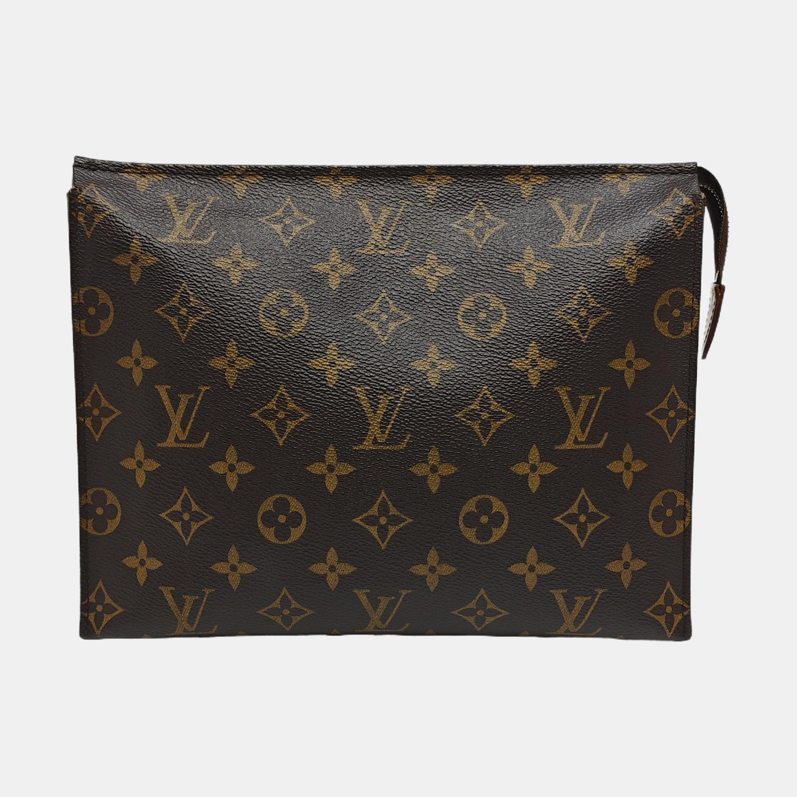 TOILET POCKET 26 Monogram Coated Canvas Brown