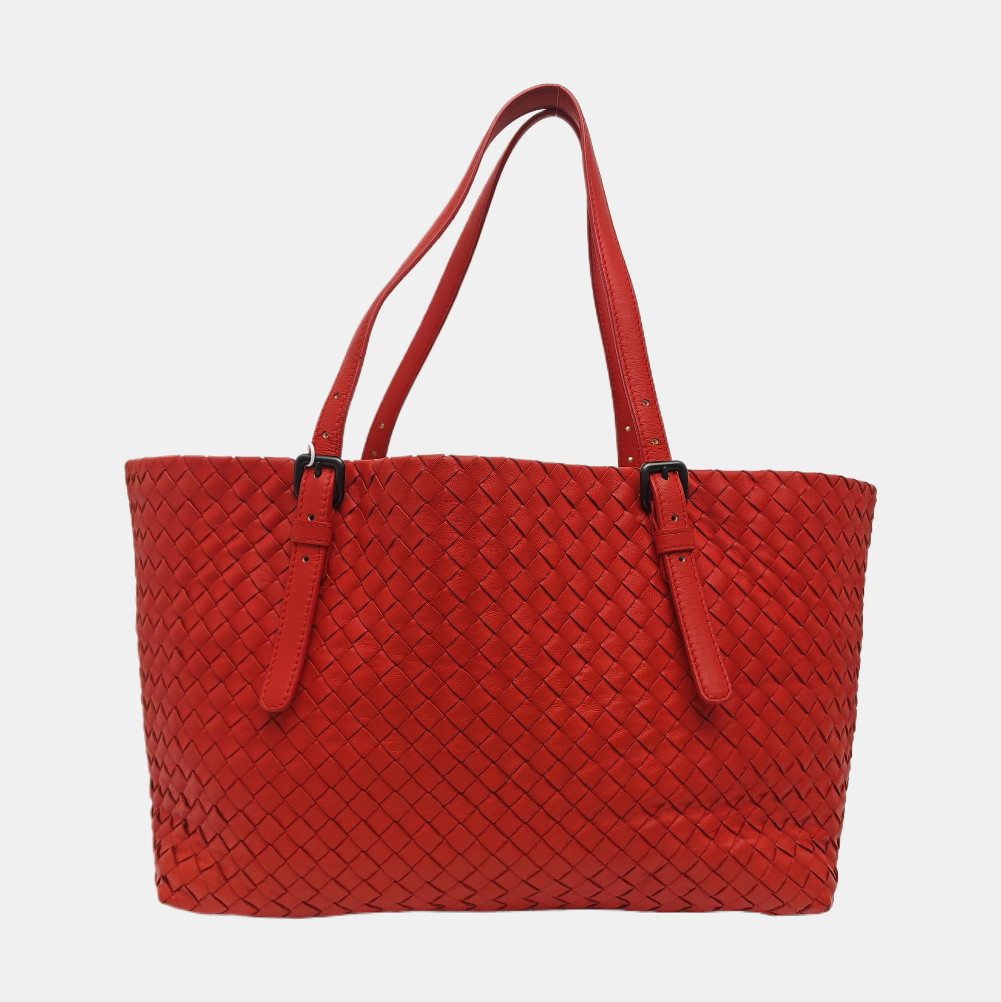 Cesta Calfskin Red