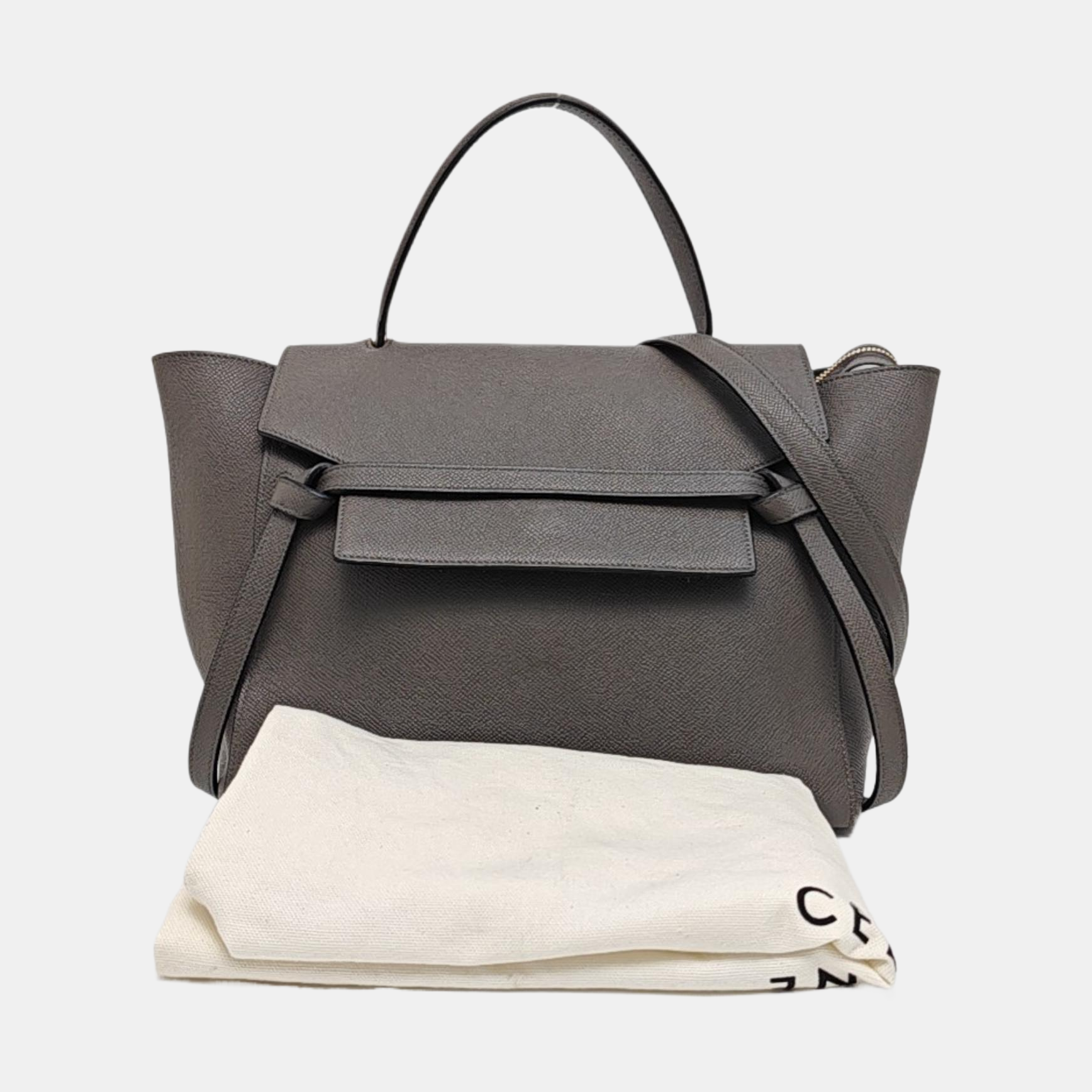 BELT Mini Calfskin Gray