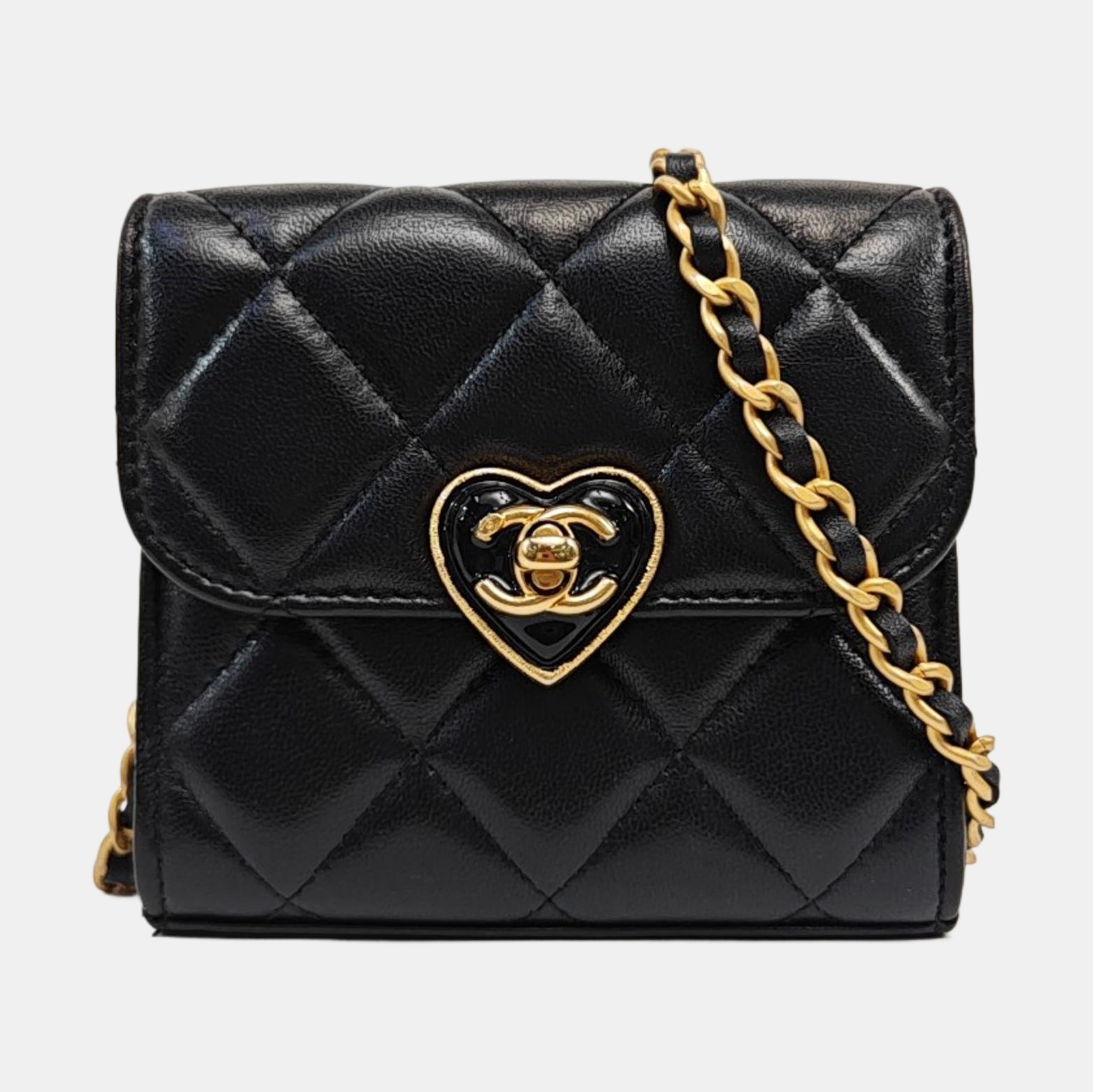 Quilted Lambskin Black