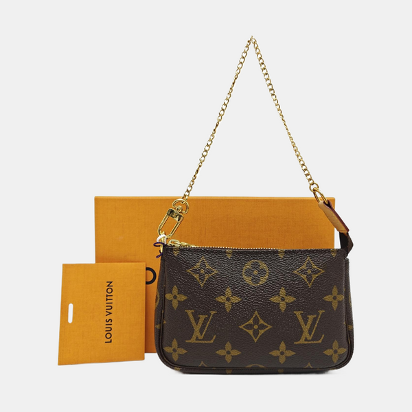 ACCESSOIRES Mini Monogram Coated Canvas Brown
