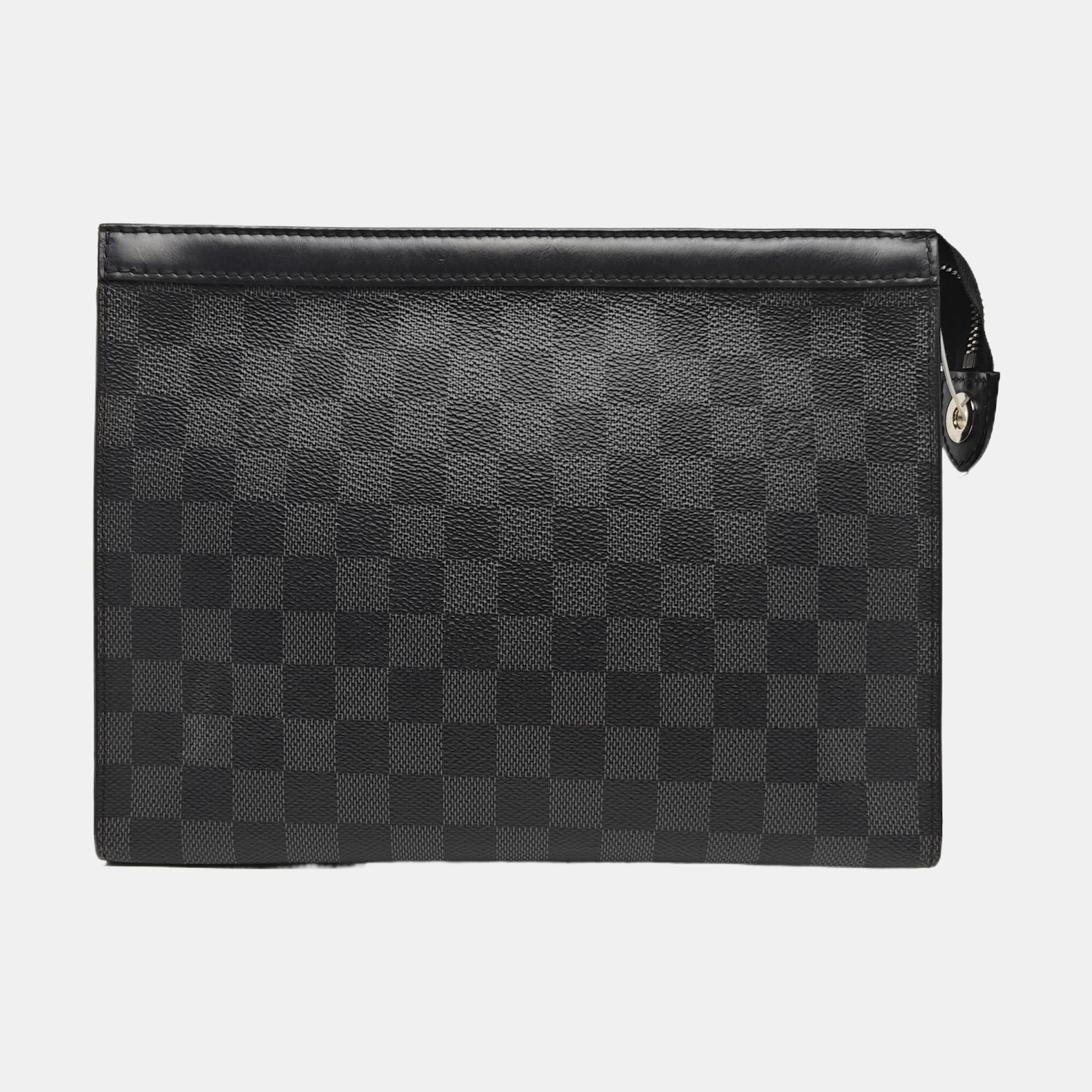 Pochette Voyag MM Damier Graphite Coated Canvas Gray
