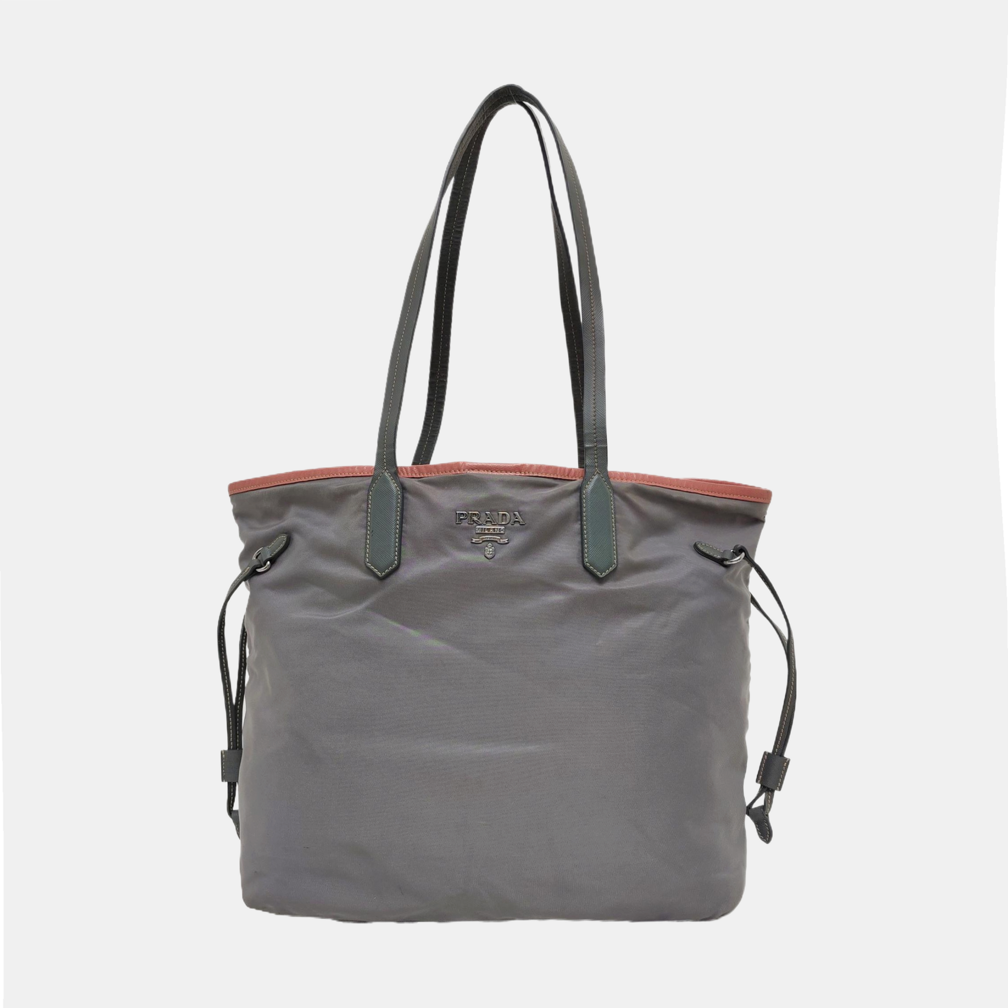 Vitello Phenix Tote Nylon Gray