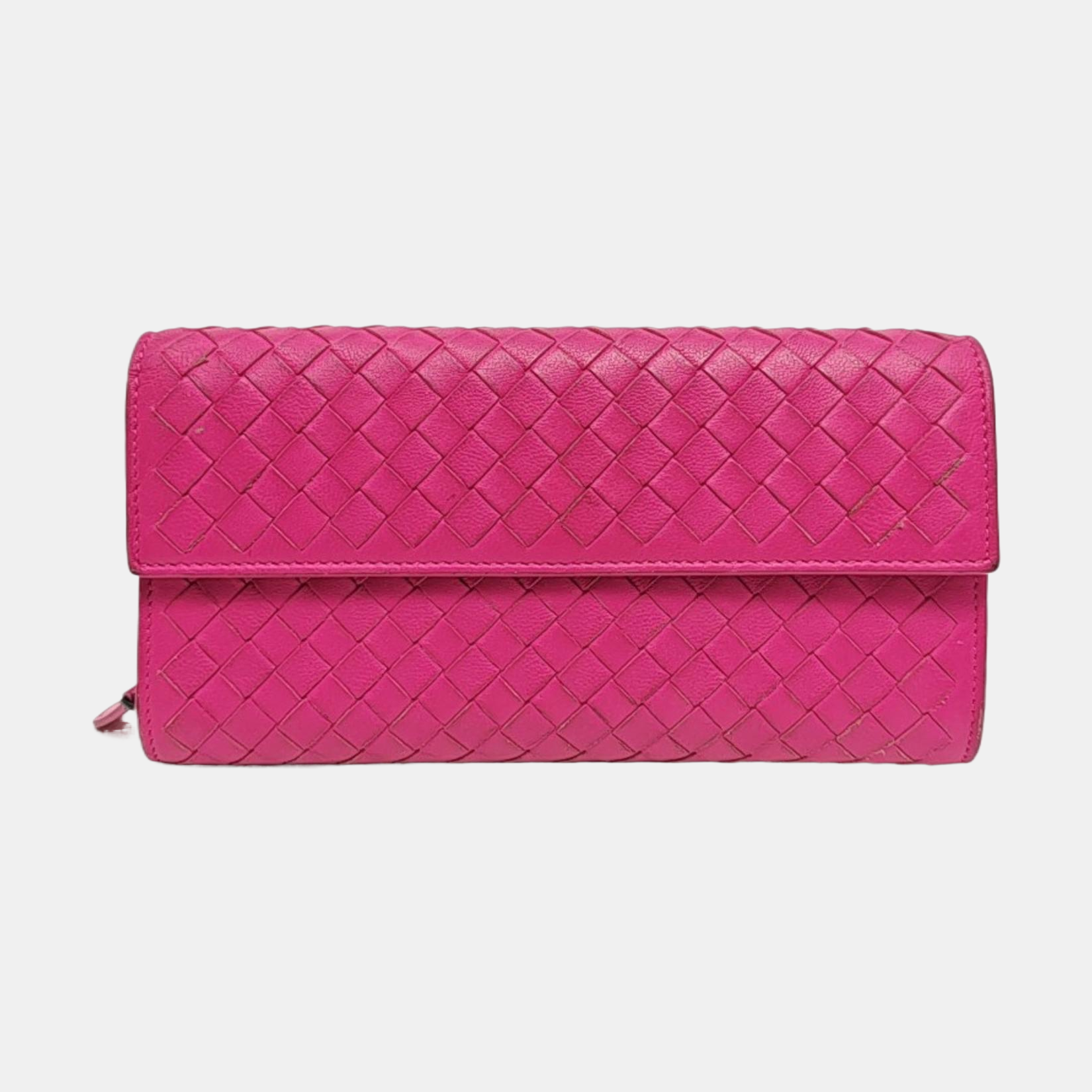 Lambskin Wallet Red