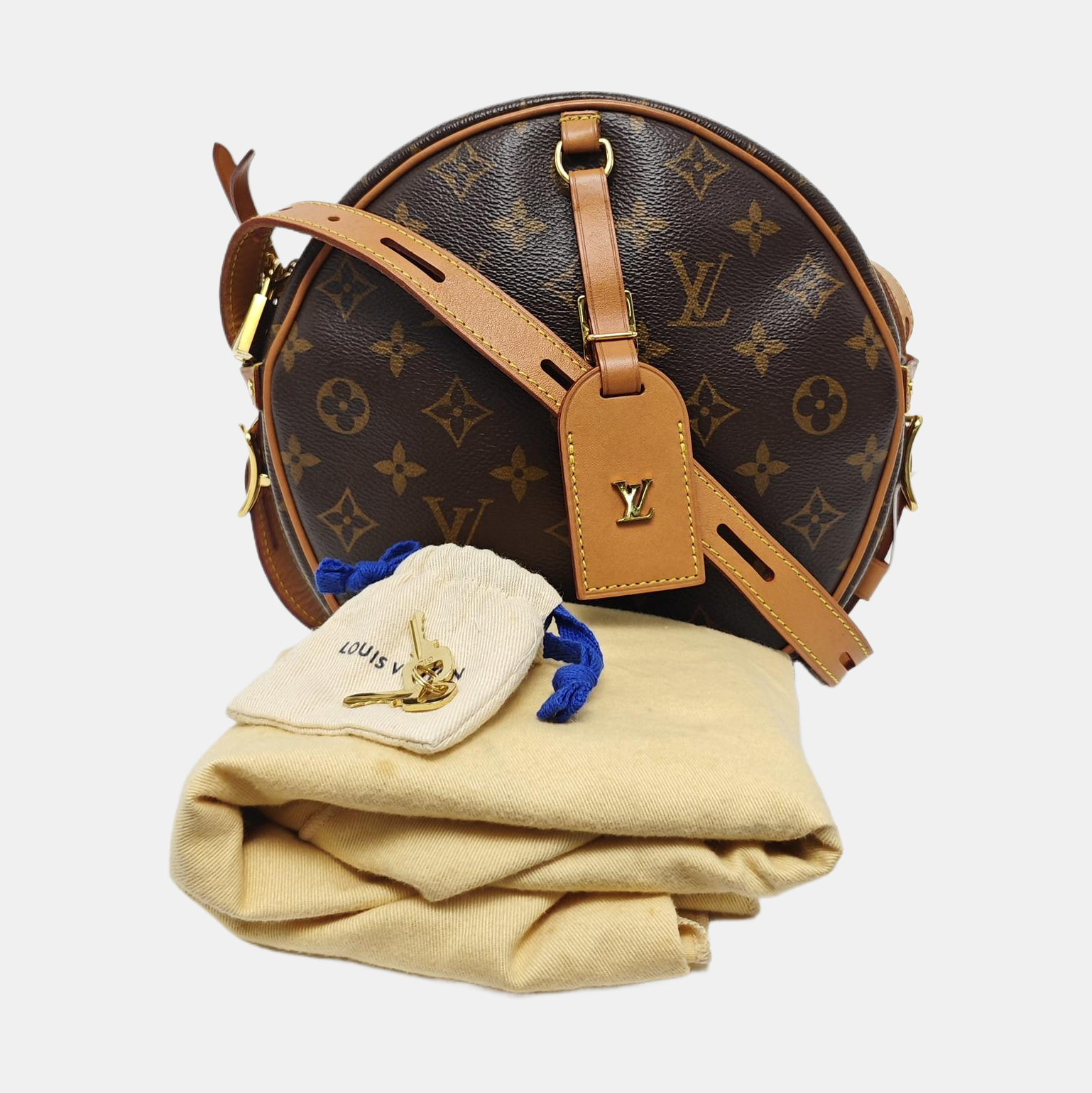 BOITE CHAPEAU MM Monogram Coated Canvas Brown