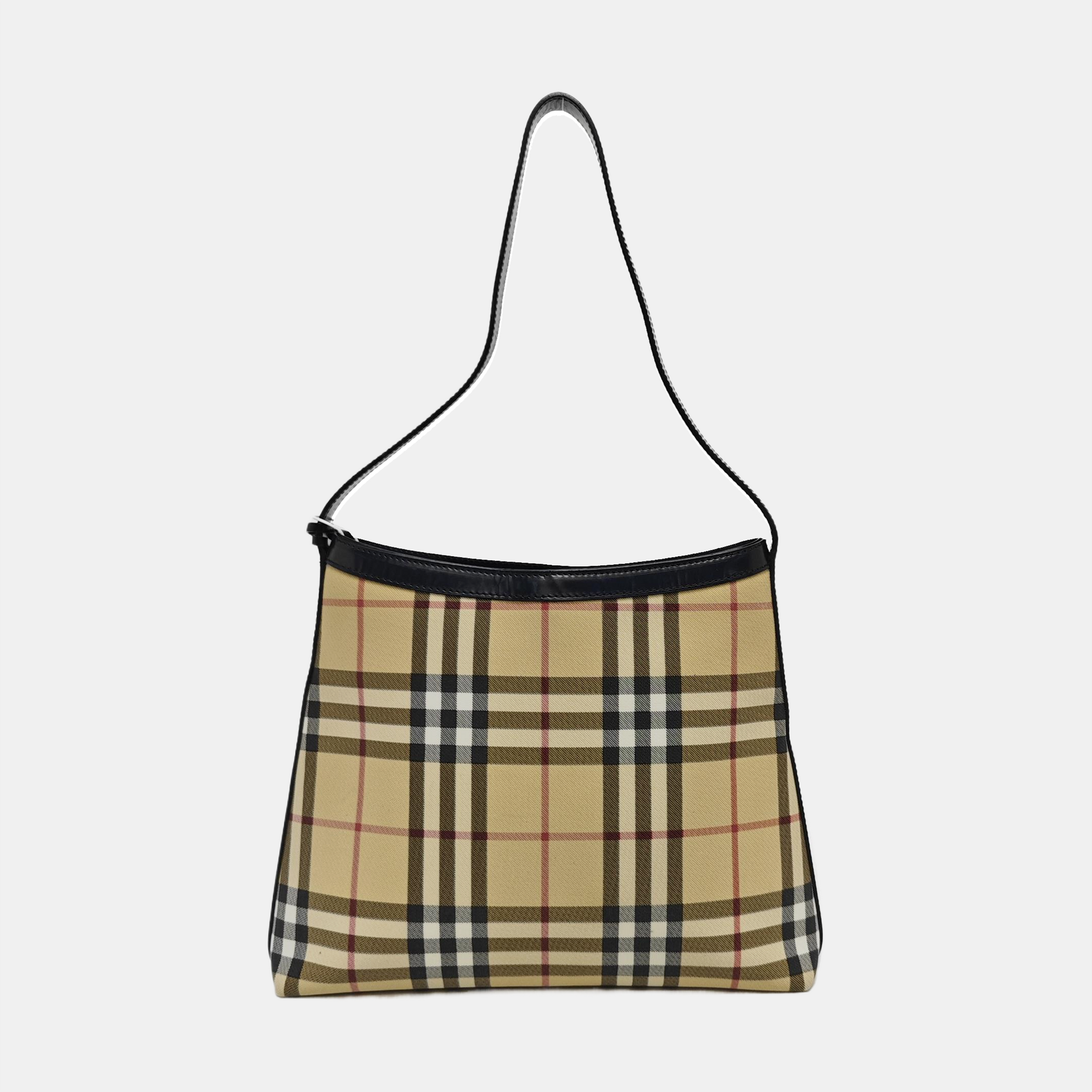 Coated Canvas Tote Bag Beige