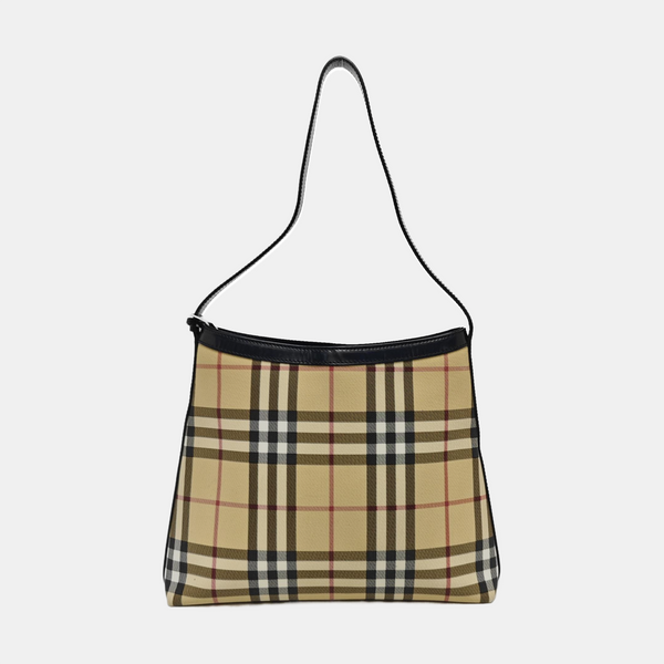 Coated Canvas Tote Bag Beige